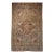 19th Century Persian Kerman Lavar Rug, Hand-Knotted Wool, Floral Pattern, Ivory & Red, 4x6 For Sale