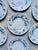 1950s Staffordshire England Myott Forget-Me-Not 6 1/8” Plates - Set of 13 For Sale - Image 10 of 12