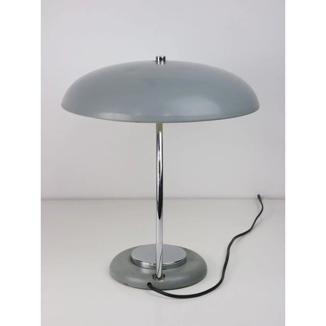 Bauhaus Saucer Table Lamp with Big Button For Sale - Image 13 of 18