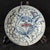 Early 20th Century Chinese Ceramic Plate,Blue and White Porcelain Plate Hand Painted Floral Pattern For Sale - Image 5 of 11