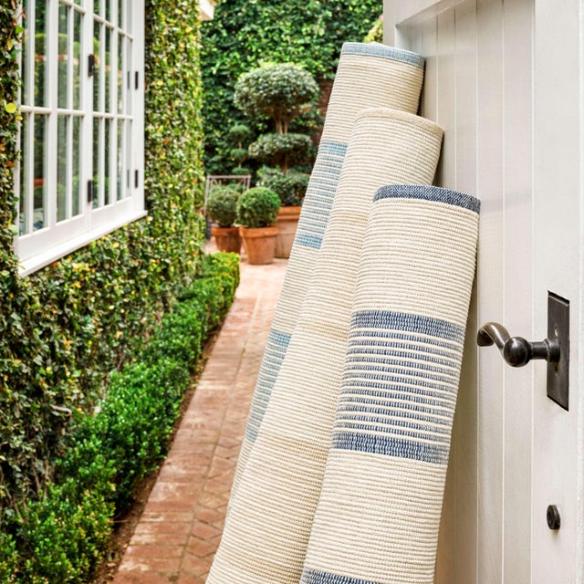 Dash & Albert Mark D. Sikes for Dash & Albert La Mirada Wheat Woven Cotton Rug, 9' 6" x 13' 6" For Sale - Image 4 of 6