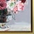2020s Air of Romance - Framed Colorful Floral Still Life Mixed Media Art on Canvas Original Artwork by Kellie Newsome For Sale - Image 5 of 9