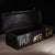 This is a substantial and beautifully decorated vintage storage chest, crafted from Zitan wood (purple sandalwood) with a...