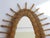 Vintage Sunburst Bamboo Wall Mirror, 1960s For Sale - Image 9 of 10