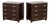 Art Deco Style Rosewood Chests of Drawers, Pair For Sale