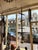 Mid-Century Modern Pair of Vintage Brass and Hand Blown Glass Chandeliers For Sale - Image 3 of 7