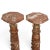 Pair of Antique Rouge Marble Twisted Pedestals For Sale In West Palm - Image 6 of 6