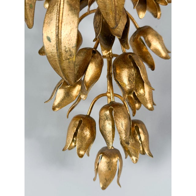 Metal Pioggia d'Oro Wall or Ceiling Lamp by Hans Kögl, Germany, 1960s For Sale - Image 7 of 11