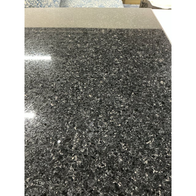 Early 21st Century Knoll Black Granite Table For Sale - Image 5 of 8
