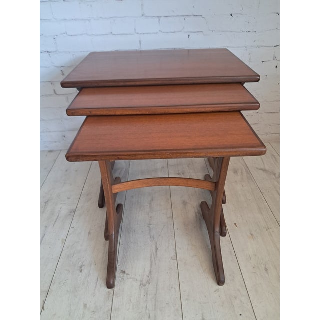 Mid-Century Modern Teak Fresco Nesting Tables from G Plan, 1960s, Set of 3 For Sale - Image 13 of 16
