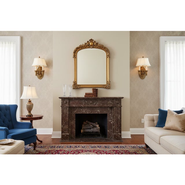 Stunning Pair of Pasquale Miranda for Feiss Neoclassical Sunburst Gilt Wall Sconces For Sale - Image 10 of 10