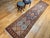 Brown Antique Persian Varamin Kilim Runner, Handwoven Wool, Caucasian Geometric Pattern, 3x12 For Sale - Image 8 of 17
