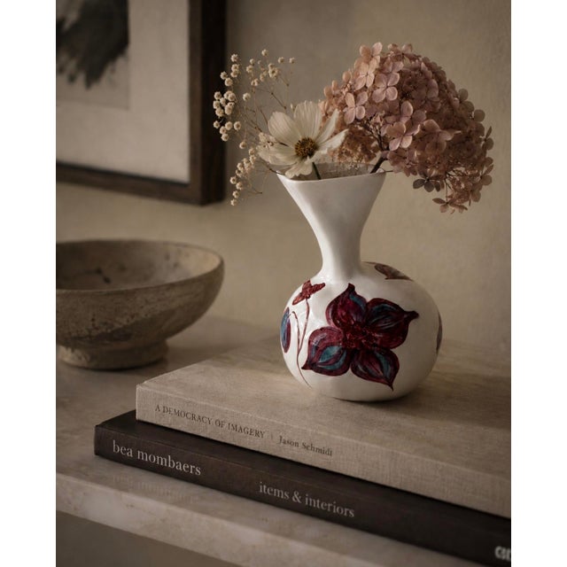 A beautiful hand-crafted ceramic vase from Bray Design, a studio pottery based in Bray, County Wicklow, Ireland. Signed on...