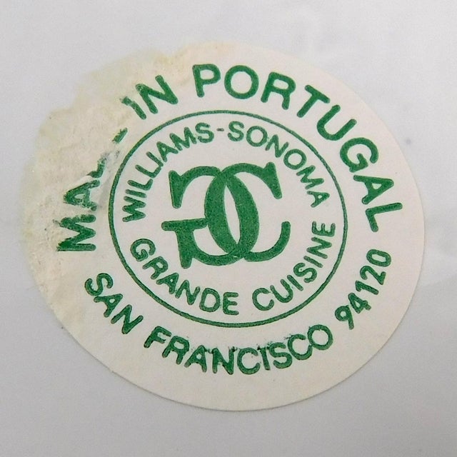 1980s Williams Sonomas Grande Cuisine Lot of Four Divided White Plates For Sale - Image 4 of 4