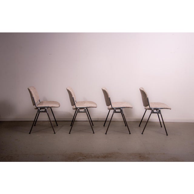 DCS 106 chairs Designed by Italian Architect Giancarlo Piretti for Castelli. MAde in Italy in the 1980s this set of 4...