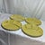 Bring a splash of retro charm and unbeatable durability to your table with this beautiful matching set of four mid-century...
