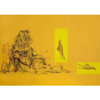 Ant Pearce "BB #5#3" Contemporary Mixed Media Portrait 2017 For Sale