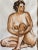 Impressionist Vintage Seated Nude Woman Watercolor Painting For Sale - Image 3 of 6