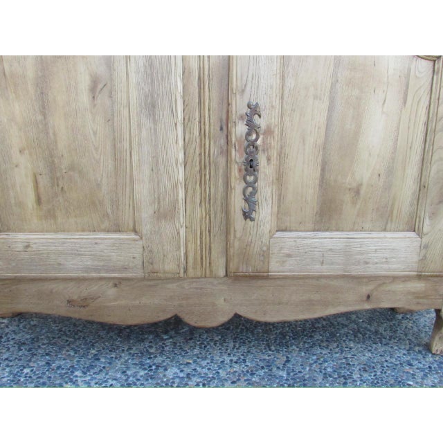 Antique French Weathered Oak Buffet For Sale - Image 13 of 17
