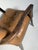Elegant Pair of Vintage High Back Dunbar Edward Wormley Style Arm Chairs For Sale - Image 9 of 10