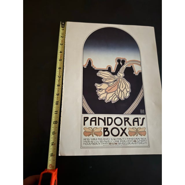 1970s David Goines Chez Panisse Cafe and Restaurant Print For Sale - Image 4 of 7