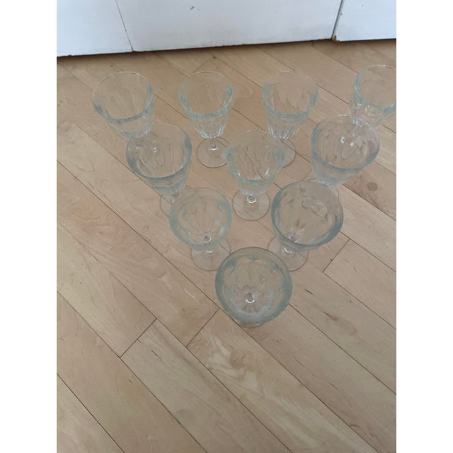 1990s Vintage Duralex Picardie Wine Glasses - Set of 10 For Sale - Image 5 of 9