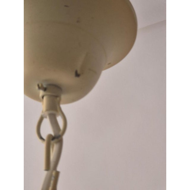 Mid-Century French Gilt Iron and Painted Tôle Hot Air Balloon Chandelier For Sale - Image 13 of 15