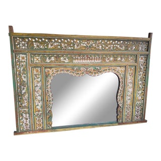 20th Century Indonesian Carved Headboard From Wedding Bed For Sale