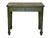 Antique Victorian Chinese Chinoiserie Hand Painted Green Side Table, 1880s For Sale