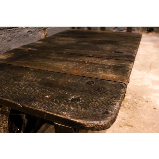 4 Wheel Chariot SNCF from Abaud Lyon, 1930s For Sale - Image 4 of 8