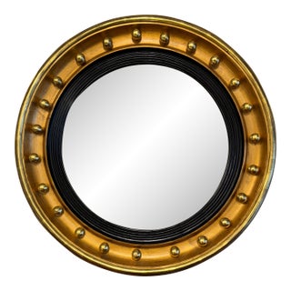 19th Century English Convex Mirror For Sale