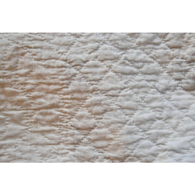 Early 20th C Double Irish Chain Quilt - For Sale - Image 11 of 15