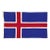 Vintage Cotton Sewn Flag of Iceland For Sale