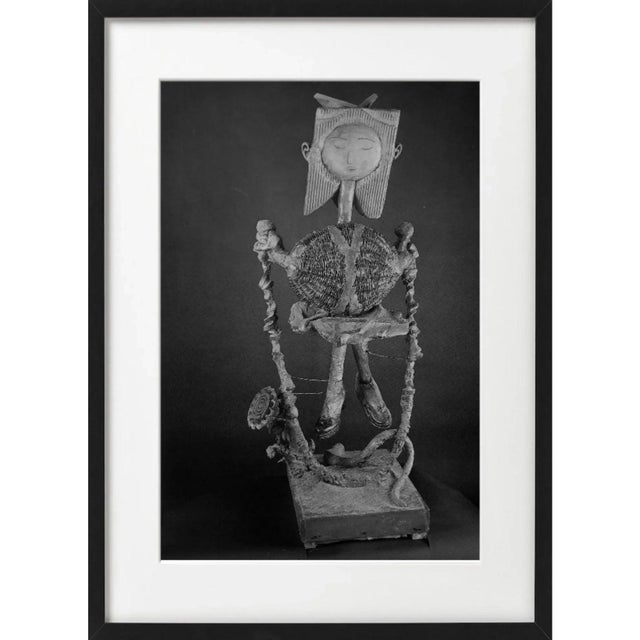 Mid-Century Modern 'Picasso's Sculptures' Contemporary Black and White Gallery Wall of Photographs, Framed - Set of 21 For Sale - Image 3 of 11