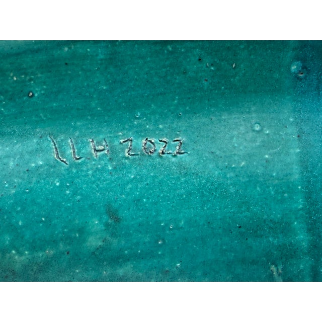 Midcentury Modern Pottery Decorative Fish Lucite Stand For Sale In Miami - Image 6 of 9