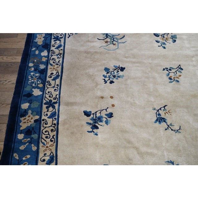 Antique Peking Rug 12'0'' X 14'7'' For Sale - Image 9 of 12
