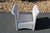 Wood Lloyd Loom Wicker Side Tables With Glass Tops—A Pair For Sale - Image 7 of 18