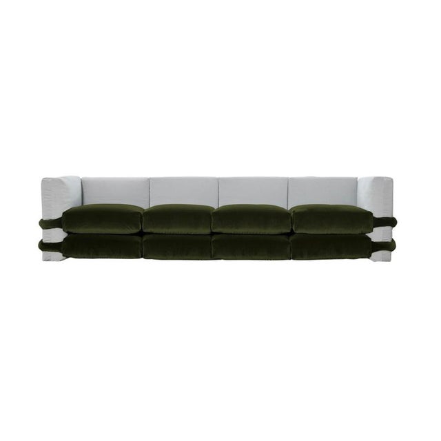 Pillow Sofa in Velvet by Muller Van Severen for BD Barcelona For Sale - Image 15 of 18