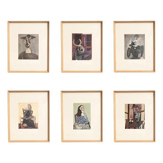 Pablo Picasso, Compositions, Color Clichés, 1943, Set of 6