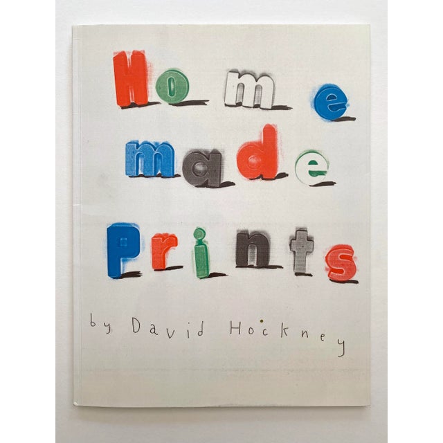 David Hockney " Home Made Prints " Vintage 1986 First Edition Lithograph Print Pop Art Exhibition Book For Sale - Image 13 of 13