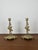 Art Deco Style Heron Candlesticks in Gilded Brass, 1950s, Set of 2 For Sale - Image 3 of 10