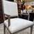 Wood Restoration Hardware French Contemporary Arm Dining Chairs, Pair For Sale - Image 7 of 12