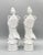 Late 20th Century 20th Century Blanc De Chine Porcelain Geisha Figurines - a Pair For Sale - Image 5 of 11