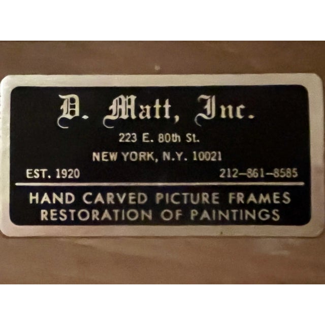 1980 Original Landscape-Custom Framed-Signed For Sale In New York - Image 6 of 7