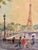 George Labonne Listed French Artist Pair Small Paintings of Paris For Sale - Image 4 of 18