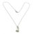 Platinum 1ct Boot Cut Diamond Pendant & Chain Necklace For Sale - Image 4 of 6