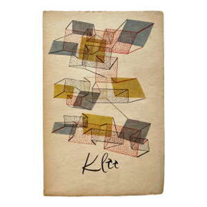 Paul Klee Vintage 1953 First Edition Lithograph Print Mid Century Modernist Italian Art Book