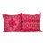 Bohemian Magenta Ikat Pillow Covers From Vietnam- A Pair For Sale