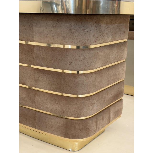 Metal Vintage Bar Cabinet with Counter, 1970s For Sale - Image 7 of 15