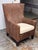 Contemporary Crate & Barrel Woven High Back Armchair For Sale - Image 3 of 12
